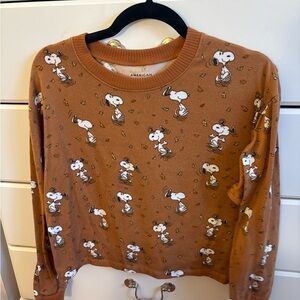 American Eagle Snoopy Pajama Set